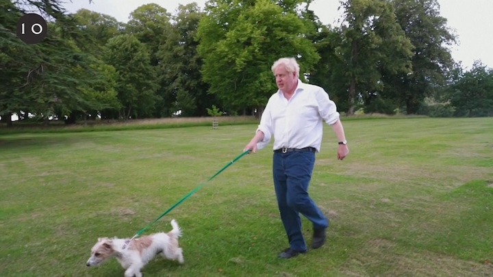 Boris Johnson sport na corona en wil dat andere Britten dat ook doen