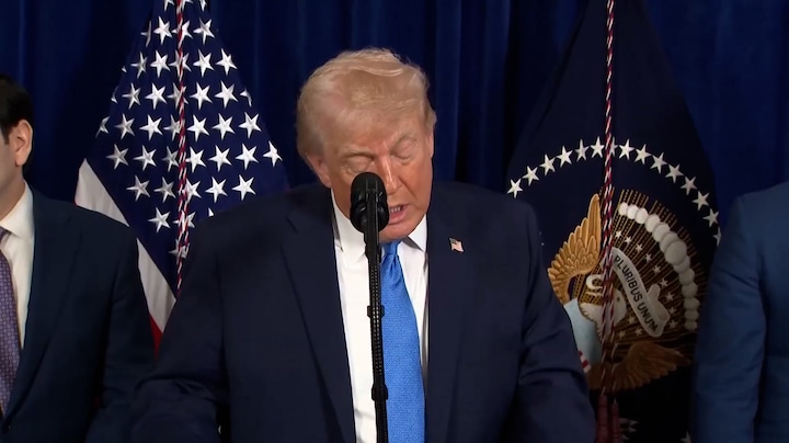 Trump geeft persconferentie over aanval Venezuela: 'Wij leiden voorlopig het land' 