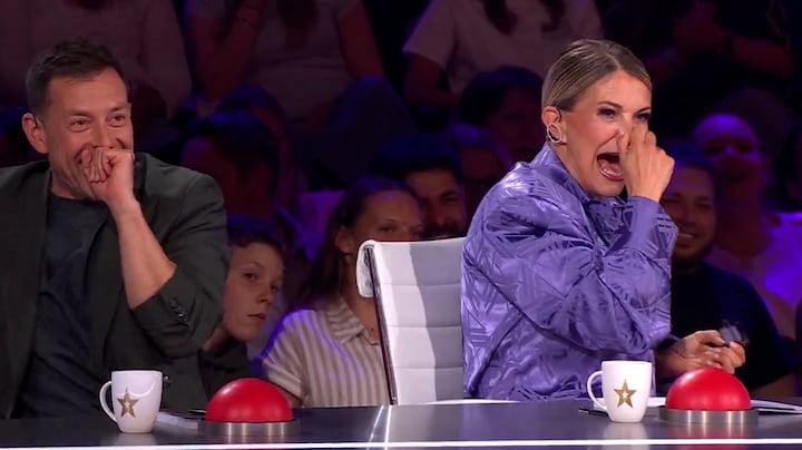 Karen Damen kan haar ogen niet geloven in eerste beelden van Got Talent