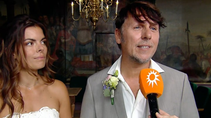 Jan Dulles en vrouw spreken ja-woord uit op verjaardag van overleden dochtertje