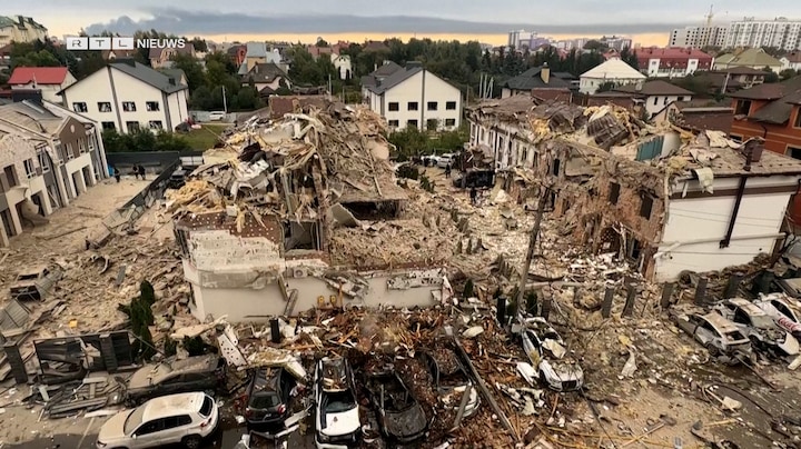 Enorme ravage in Oekraïne na urenlange luchtaanval