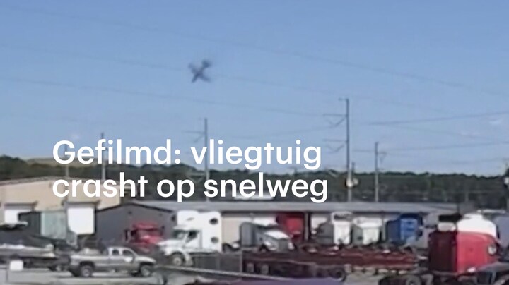 Merkwaardige crash vliegtuig toevallig gefilmd | RTL Nieuws