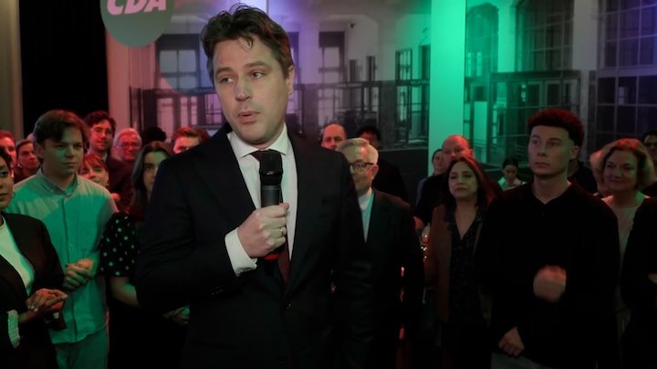 CDA-leider Bontenbal: 'Ik vind het een prachtige uitslag'