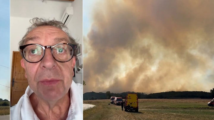 Franse natuurbranden bereiken huis van Jon van Eerd