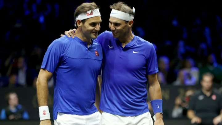 Federer én Nadal in tranen om laatste tenniswedstrijd