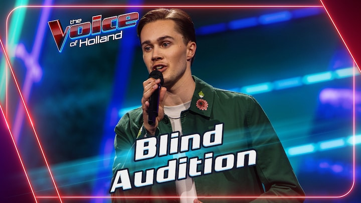 Stefan Sprakel zingt ‘Castle On The Hill’ tijdens de Blind Auditions