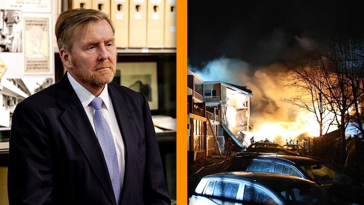 'Koning Willem-Alexander breekt reis mogelijk af vanwege explosie Den Haag'