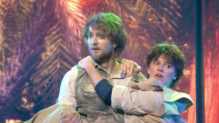 Pole Duo Salami's risicovolle halve finale-act bezorgt jury de schrik van hun leven 