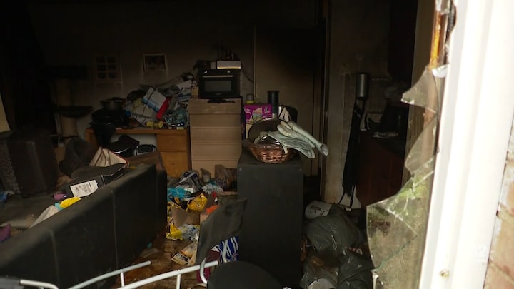 Paniek na brand bij flat in Woerden