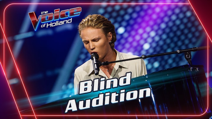 Thijs Veldhuis zingt 'Another Love' tijdens de Blind Auditions
