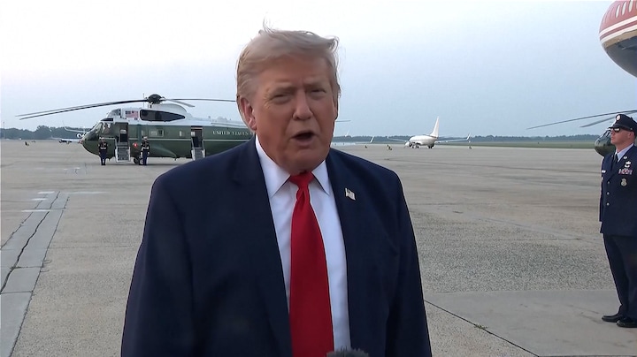 Trump woedend op Canada om rook van natuurbranden