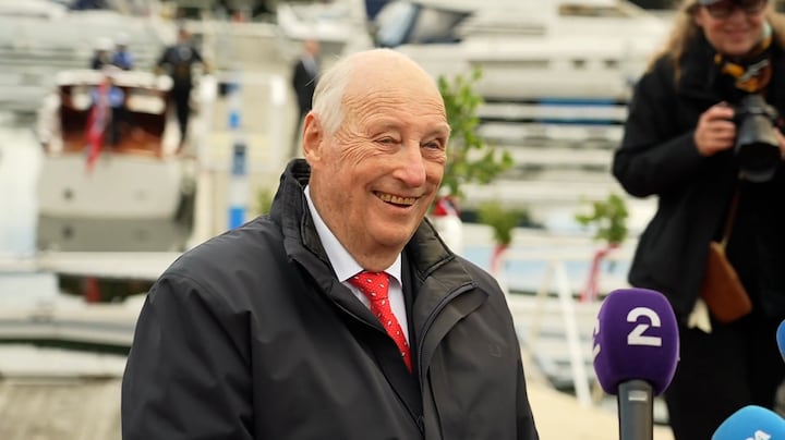 Koning Harald van Noorwegen was heel populair, bleef ver weg van ophef