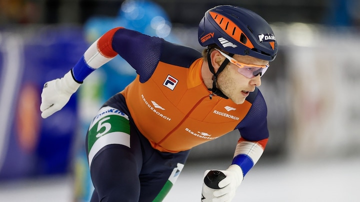 Is deze olympische schaatser een trendsetter? 'Over 8 jaar draagt iedereen een helm'