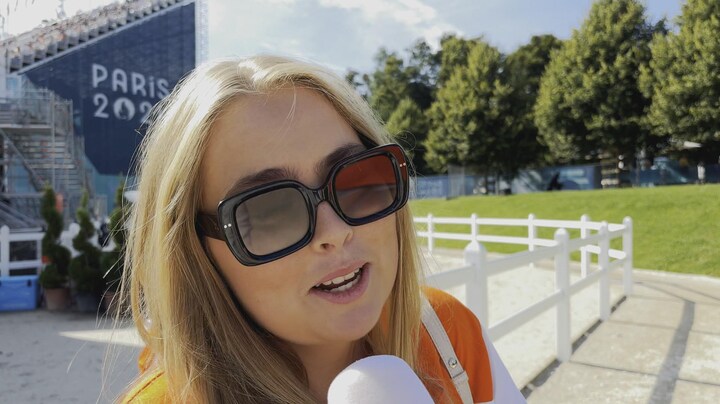 Prinses Amalia juicht voor de springruiters: 'Ik sta nog te trillen'