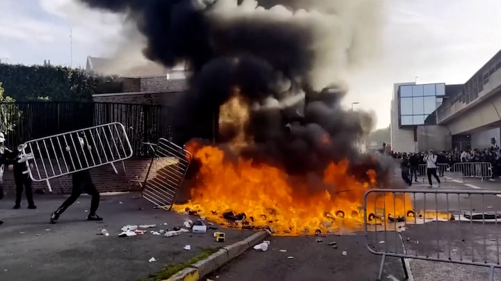 Scholierenprotesten in Frankrijk worden steeds heftiger