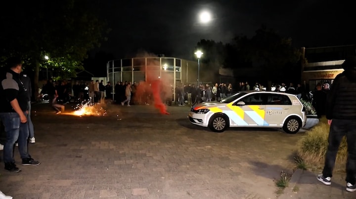 ME grijpt in bij azc-protest Kesteren na zwaar vuurwerk