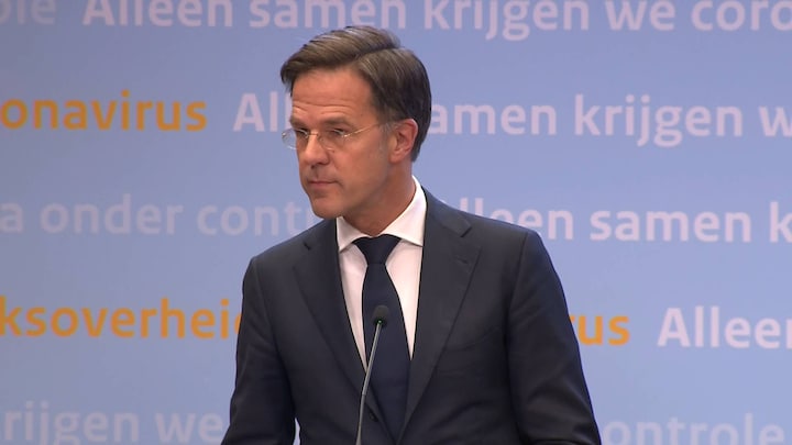 Rutte tijdens persconferentie: 'Dit reken ik mezelf aan'