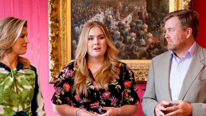 Druk programma tijdens eerste werkbezoek Amalia: 'Gas erop'