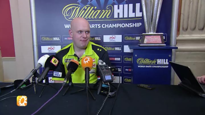 Michael van Gerwen werd na winst meteen door Mark Rutte gebeld