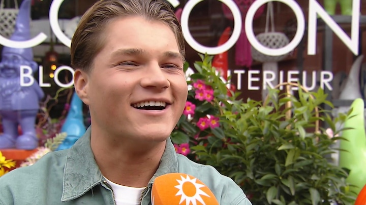 Samuel Welten reed voor opnames nieuwe clip ijskoud water in