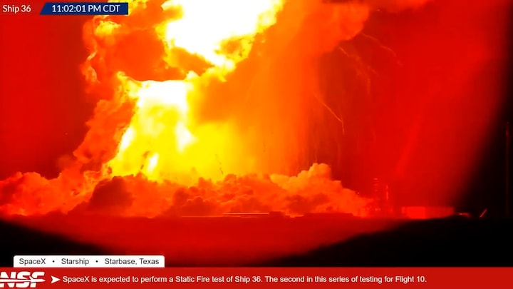 Test gaat mis: raket van Elon Musks SpaceX ontploft na opstijgen