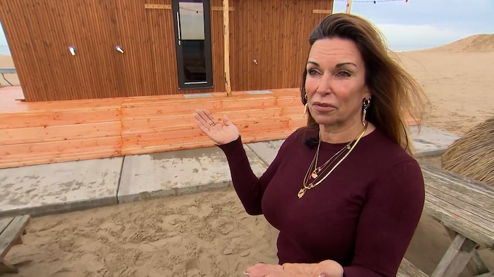 Hierdoor kon Daphne eindelijk haar strandsauna starten