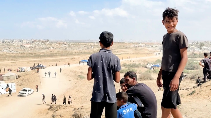 Palestijnen blij om naar huis te gaan: 'Terug naar het mooie Gaza'