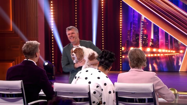 Jo en hond Bo lijken gedachten te kunnen lezen bij Got Talent