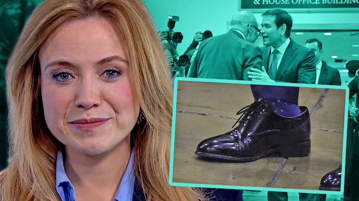 Schoenen als machtsmiddel Trump: 'Zelfs als je ze niet mooi vindt, draag je ze'