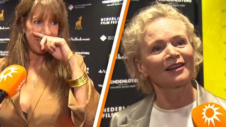 Vallende Isa Hoes en 'spetter' Renée Soutendijk stelen de show bij aftrap Nederlands Film Festival 