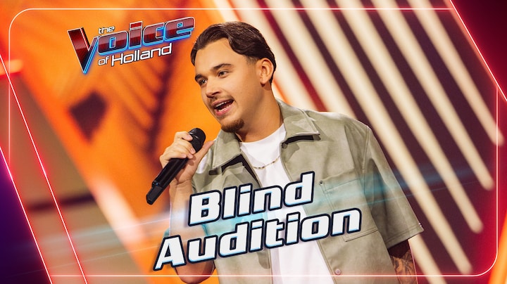 Rafael Kaffa zingt ‘Trouble’ tijdens de Blind Auditions