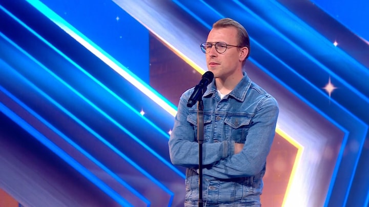 De nuchtere Tim verrast iedereen met zijn stem en krijgt de golden buzzer!