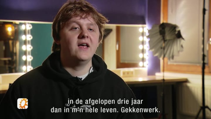 Lewis Capaldi ondanks succes nog altijd even nuchter