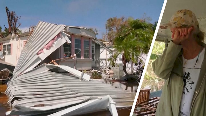 'Ik ben alles kwijt, het is te erg': inwoners Fort Myers dakloos na orkaan