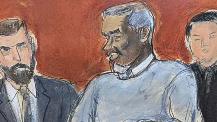 Relaxte Sean 'Diddy' Combs verschijnt onherkenbaar bij monsterproces: 'Grijs en aangekomen'