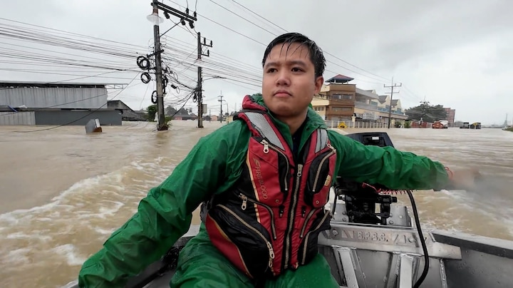 Mee met reddingswerkers in rampgebied Thailand