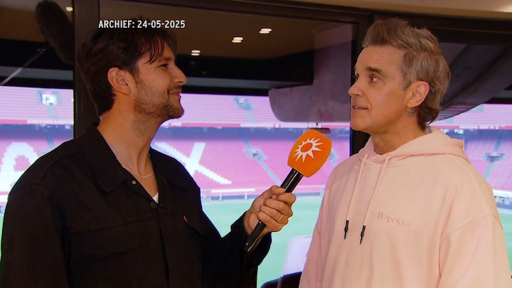 Robbie Williams straalt tijdens tour: 'Ik ben nu de versie van mezelf die ik altijd wilde zijn'