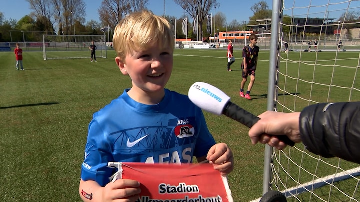 10-jarige Mylan zag AZ nooit eerder winnen, tot nu