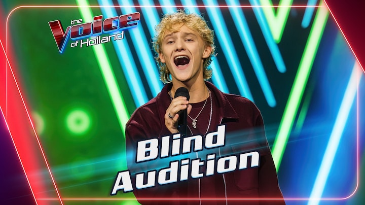 Jeffrey Beerda zingt ‘Radar Love’ tijdens de Blind Auditions