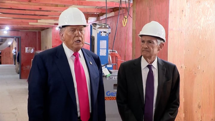 Trump botst met voorzitter centrale bank over verbouwingskosten