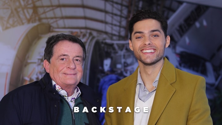 Backstage met Thijs en Johnny op het vliegveld