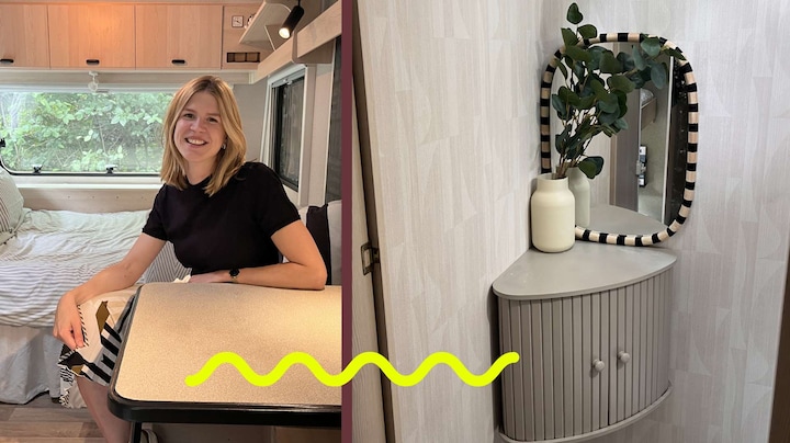 Binnenkijken: Riannes gepimpte caravan vol grafische prints