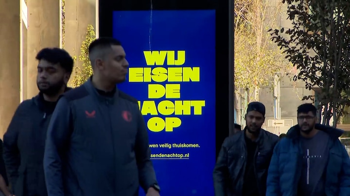 Eerste 'wij eisen de nacht op'-billboards te zien, actie levert drie ton op