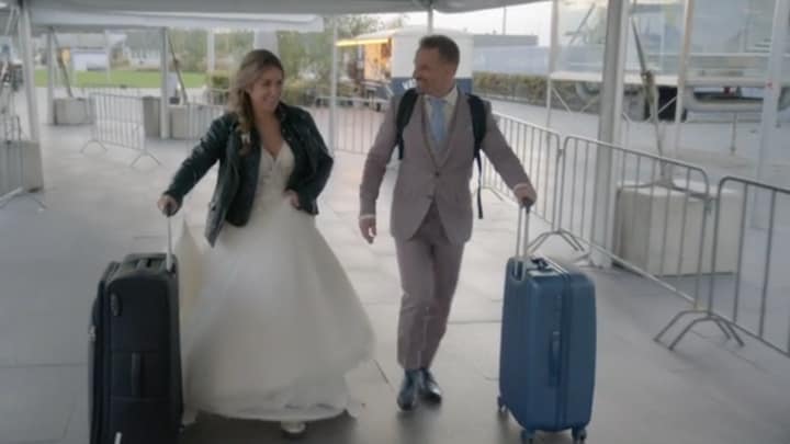 Patricia gaat in MAFS op huwelijksreis in trouwjurk