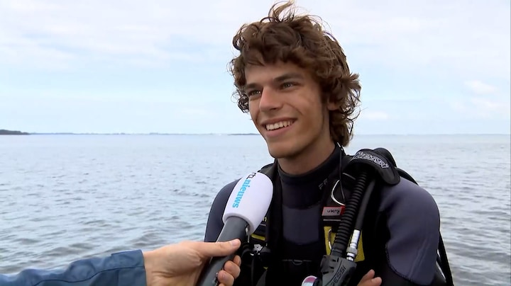 Ruben (19) vindt nieuwe vissoort in Nederland: 'Dit is gewoon een droom'