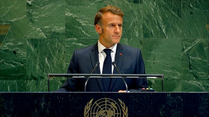 Macron erkent Palestijnse staat: 'Voor vrede tussen Israël en Palestijnen'