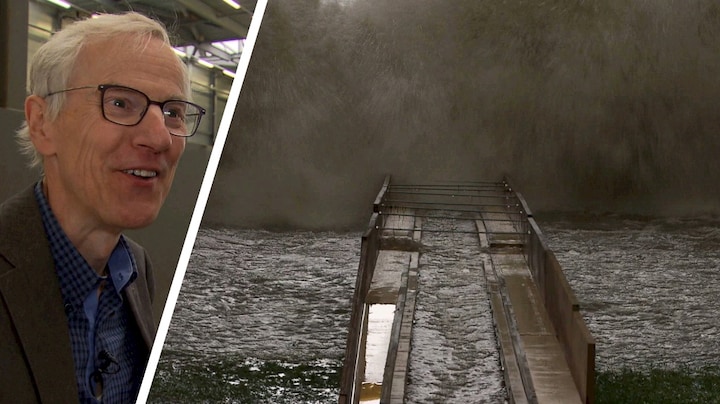 Milieuvriendelijke dijk met grof geweld getest: 'Windkracht 12!'