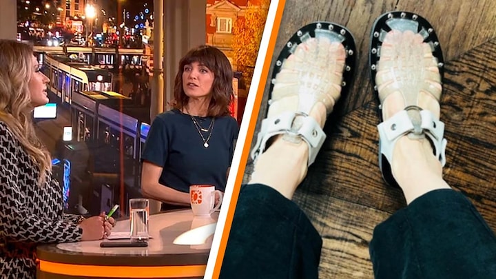 Daphne Bunskoek schaamt zich niet voor 'voetenfestisj'-schoenentrend 