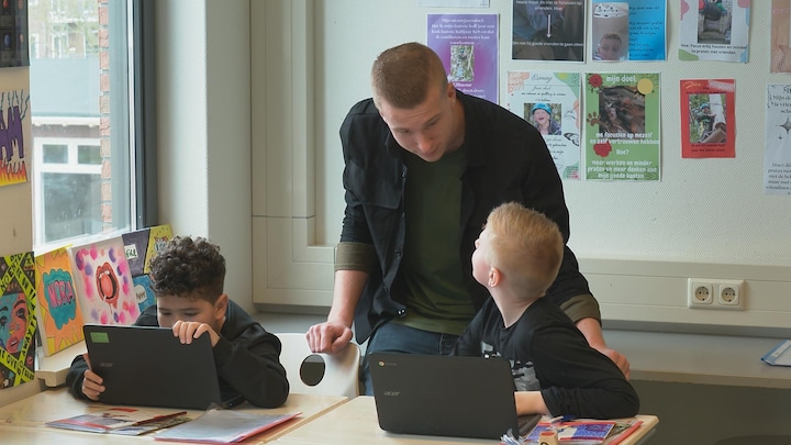 Een basisschool vol met meesters: 'Mannen trekken mannen aan'