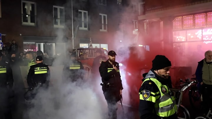Demonstratie extreemrechts zorgt voor onrust in Utrechtse binnenstad